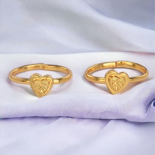 Adjustable Plated Toe Rings - Fashionable Accessories